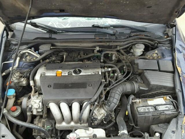 1HGCM56394A096065 - 2004 HONDA ACCORD LX BLUE photo 7