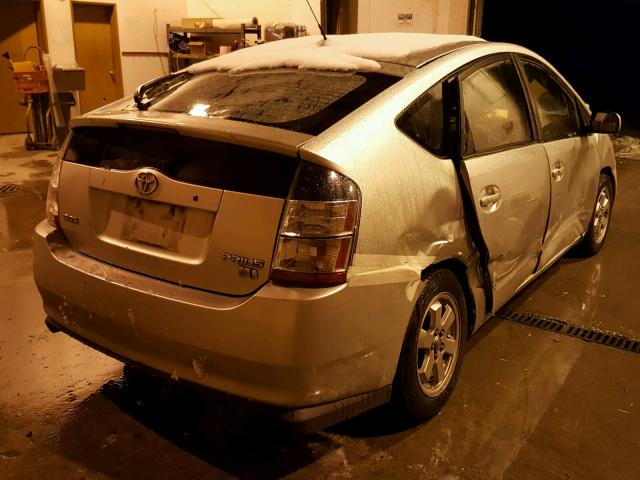 JTDKB20U657045055 - 2005 TOYOTA PRIUS SILVER photo 4