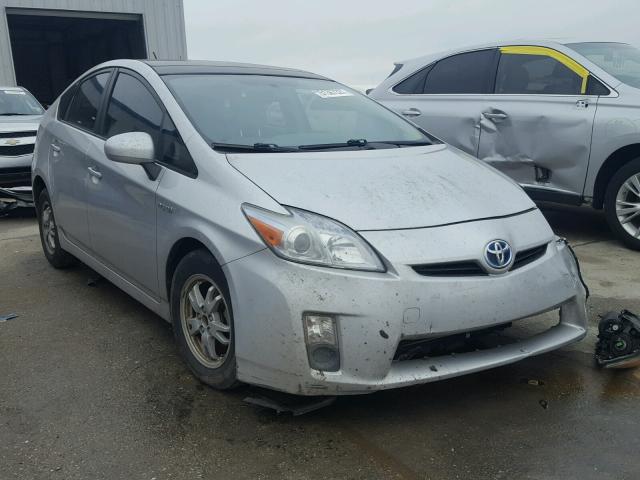 JTDKN3DU1A0199103 - 2010 TOYOTA PRIUS SILVER photo 1