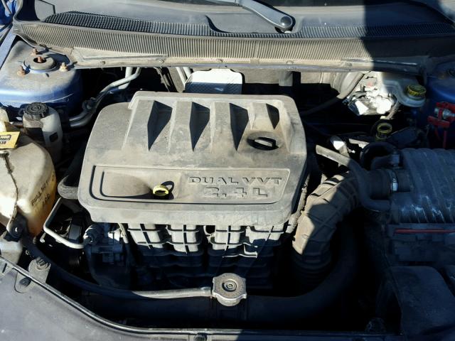 1C3LC45K68N247841 - 2008 CHRYSLER SEBRING BLUE photo 7