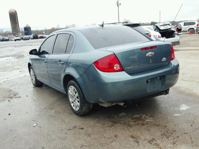 1G1AD5F50A7233001 - 2010 CHEVROLET COBALT 1LT GREEN photo 3