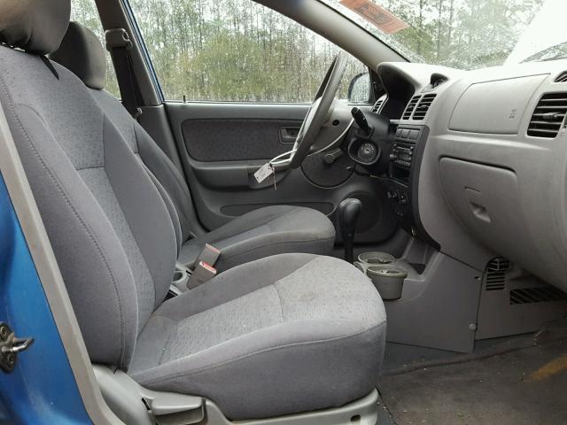 KNADC165236169307 - 2003 KIA RIO CINCO BLUE photo 5