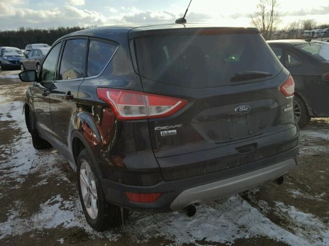 1FMCU0GX1DUB44655 - 2013 FORD ESCAPE SE BLACK photo 3