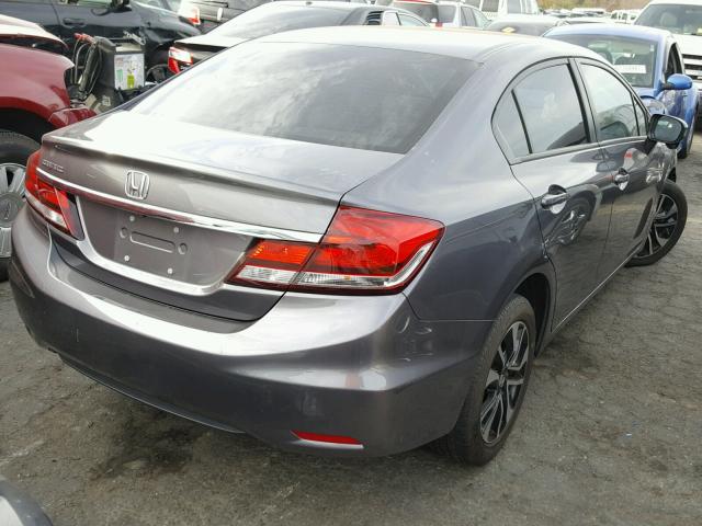 19XFB2F83FE207821 - 2015 HONDA CIVIC EX GRAY photo 4