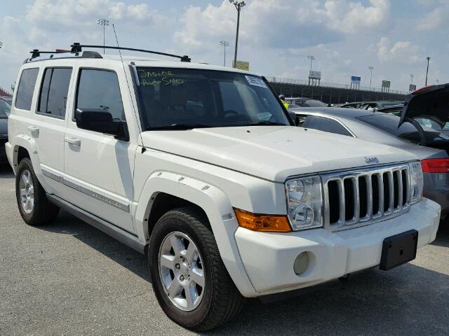 1J8HG58207C530410 - 2007 JEEP COMMANDER WHITE photo 1