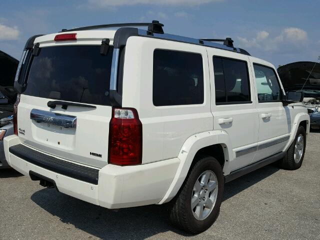 1J8HG58207C530410 - 2007 JEEP COMMANDER WHITE photo 4