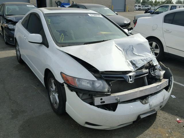 2HGFG12858H563259 - 2008 HONDA CIVIC EX WHITE photo 1