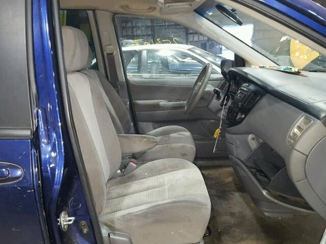 JM3LW28A660563932 - 2006 MAZDA MPV WAGON BLUE photo 5