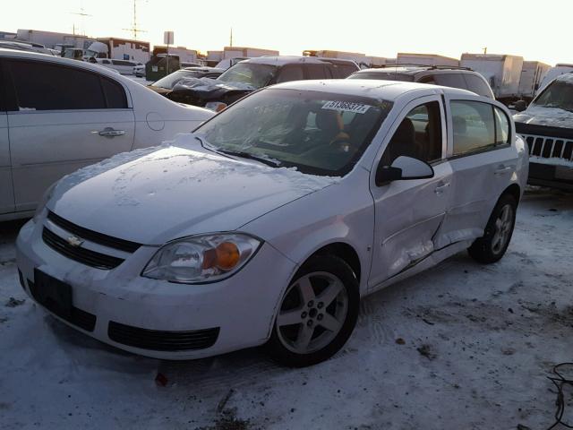 1G1AL55F377143931 - 2007 CHEVROLET COBALT LT WHITE photo 2