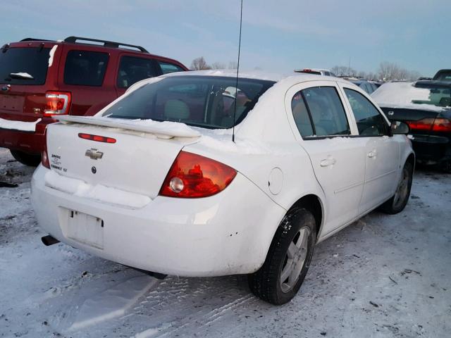 1G1AL55F377143931 - 2007 CHEVROLET COBALT LT WHITE photo 4