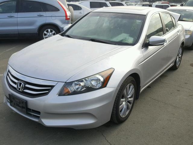 1HGCP2F7XBA084173 - 2011 HONDA ACCORD EX SILVER photo 2