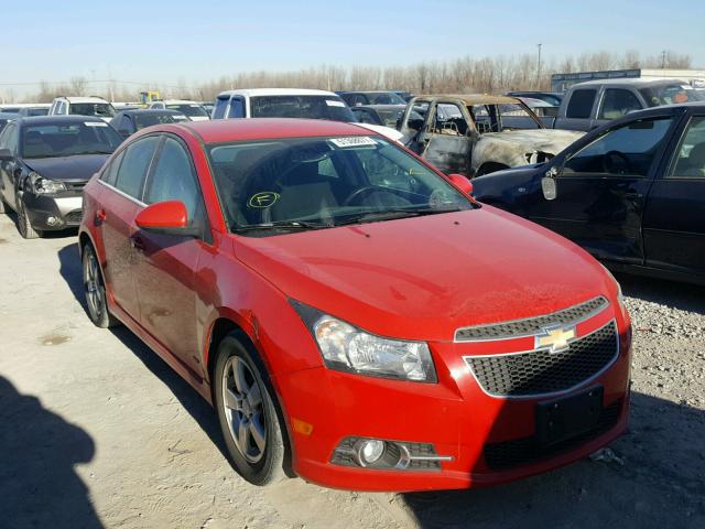 1G1PD5SB4D7102034 - 2013 CHEVROLET CRUZE LT RED photo 1