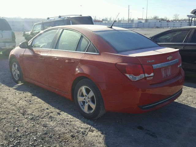 1G1PD5SB4D7102034 - 2013 CHEVROLET CRUZE LT RED photo 3