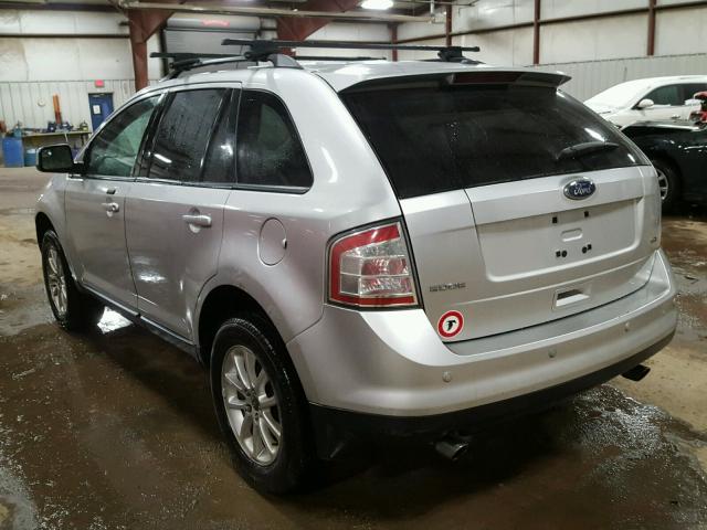 2FMDK3JC8ABA08798 - 2010 FORD EDGE SEL SILVER photo 3