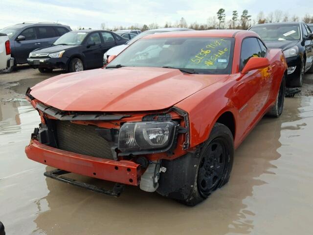 2G1FA1EDXB9139417 - 2011 CHEVROLET CAMARO LS ORANGE photo 2