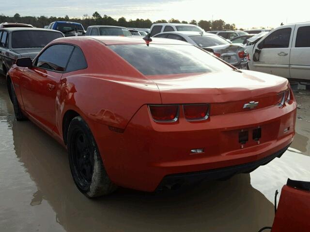 2G1FA1EDXB9139417 - 2011 CHEVROLET CAMARO LS ORANGE photo 3