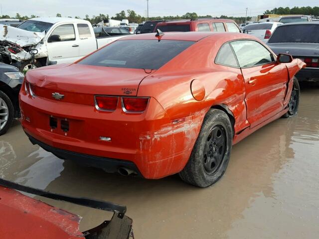 2G1FA1EDXB9139417 - 2011 CHEVROLET CAMARO LS ORANGE photo 4