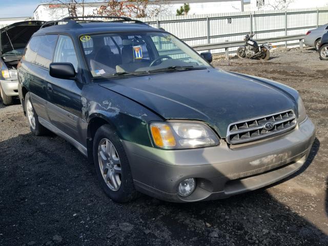 4S3BH665117611316 - 2001 SUBARU LEGACY OUT GREEN photo 1