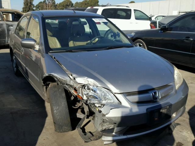 JHMES96664S012789 - 2004 HONDA CIVIC HYBR BEIGE photo 1