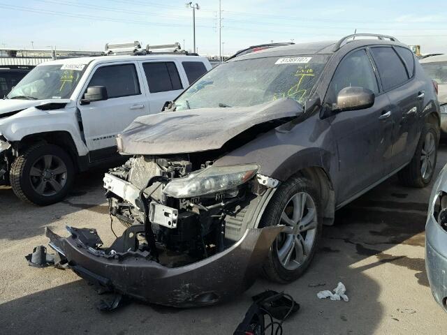 JN8AZ18W99W159638 - 2009 NISSAN MURANO S GRAY photo 2