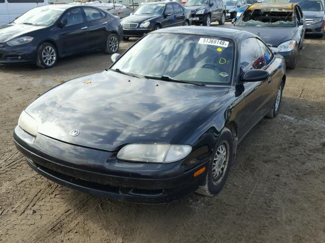 1YVGE31A3P5122268 - 1993 MAZDA MX-6 BLACK photo 2
