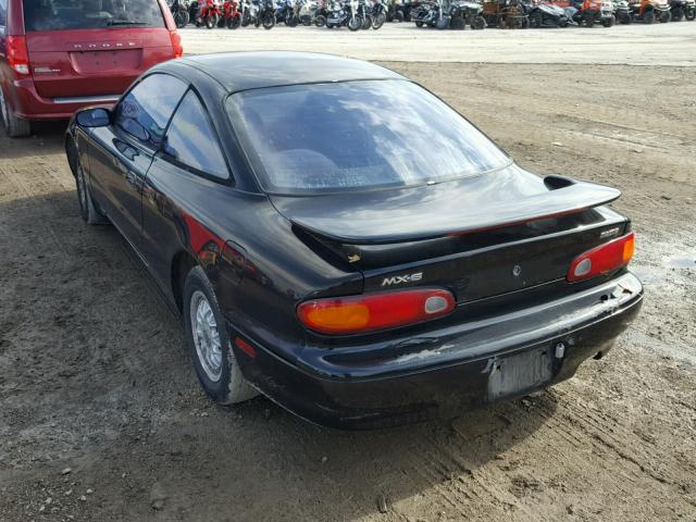 1YVGE31A3P5122268 - 1993 MAZDA MX-6 BLACK photo 3