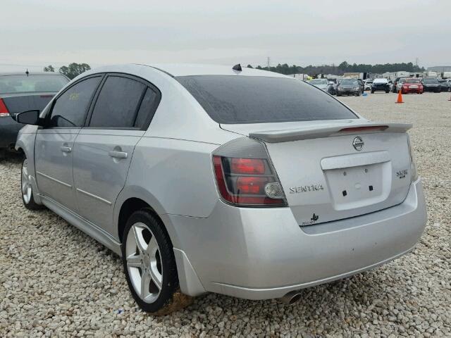 3N1CB61E27L718539 - 2007 NISSAN SENTRA SE- SILVER photo 3