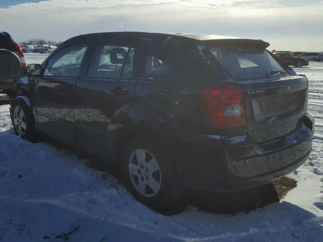 1B3HB28B07D301726 - 2007 DODGE CALIBER BLACK photo 3