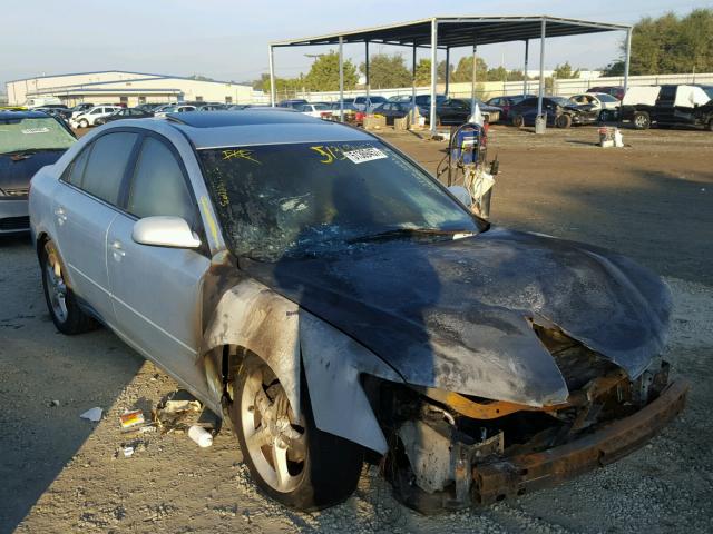 5NPET46C47H245659 - 2007 HYUNDAI SONATA GLS SILVER photo 1