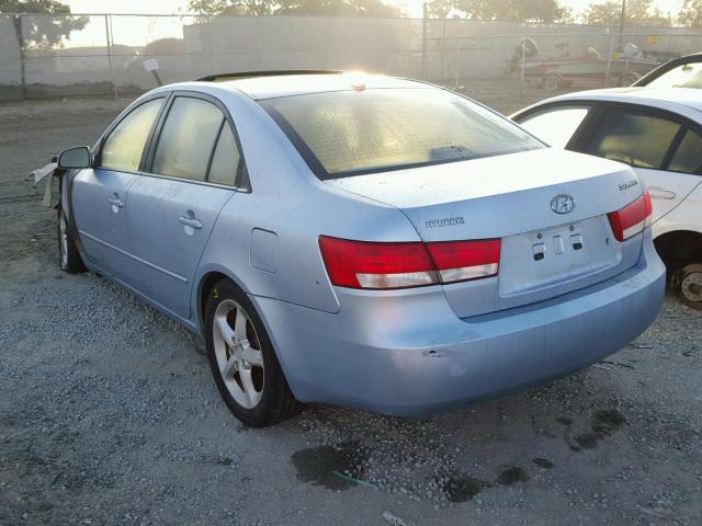 5NPET46C47H245659 - 2007 HYUNDAI SONATA GLS SILVER photo 3