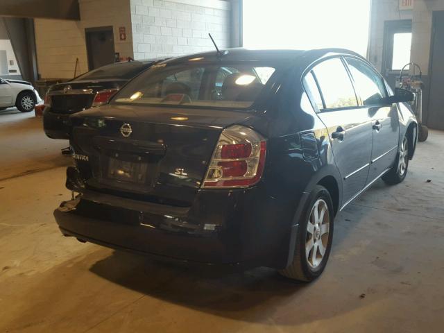 3N1AB61E68L643255 - 2008 NISSAN SENTRA 2.0 BLACK photo 4