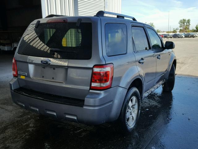 1FMCU04198KE76425 - 2008 FORD ESCAPE LIM GRAY photo 4