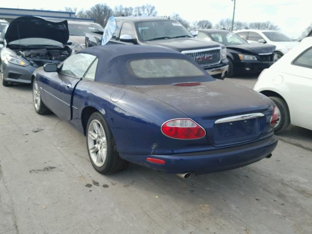 SAJDA42C01NA22621 - 2001 JAGUAR XK8 BLUE photo 3