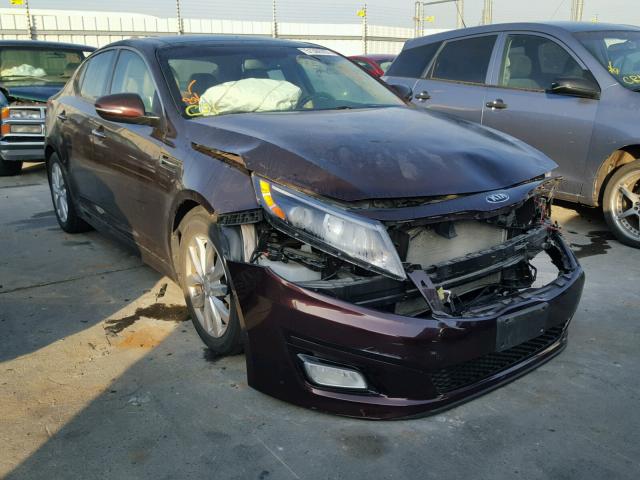 5XXGN4A77FG382943 - 2015 KIA OPTIMA EX MAROON photo 1