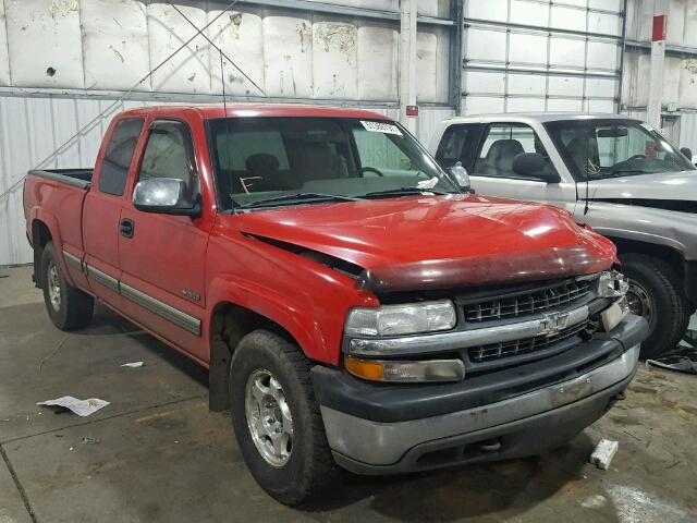 1GCEK19T4YE432902 - 2000 CHEVROLET SILVERADO RED photo 1