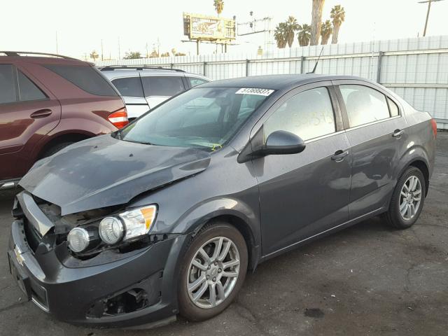 1G1JC5SH5C4220848 - 2012 CHEVROLET SONIC LT CHARCOAL photo 2