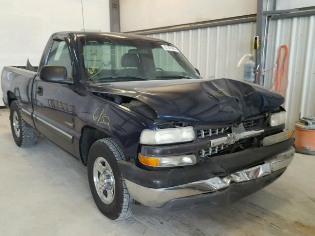 1GCEC14W31Z317513 - 2001 CHEVROLET SILVERADO BLUE photo 1