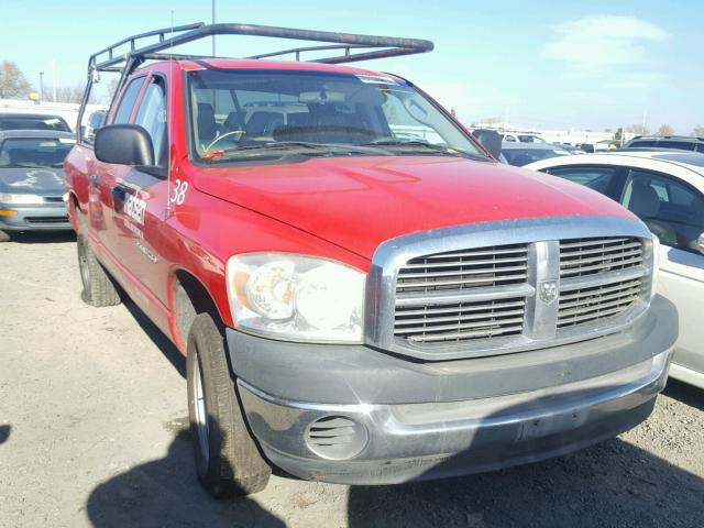 1D7HU18N97J524318 - 2007 DODGE RAM 1500 S RED photo 1