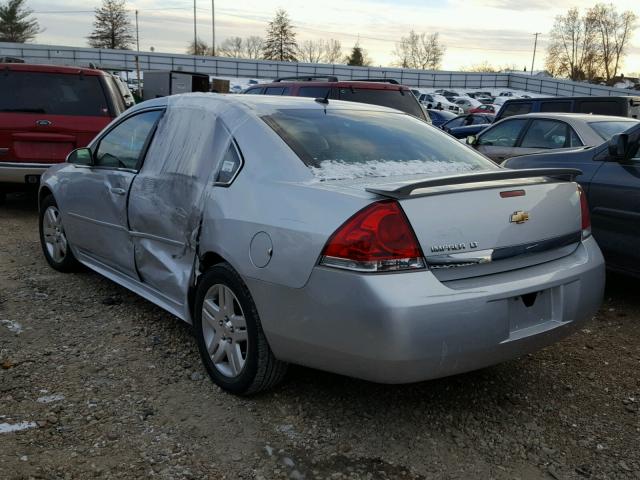 2G1WB5EN2A1252336 - 2010 CHEVROLET IMPALA LT SILVER photo 3