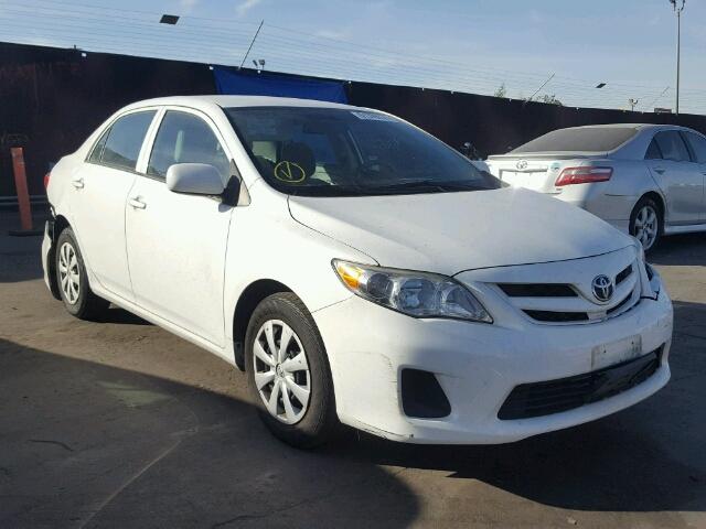 5YFBU4EE7DP154113 - 2013 TOYOTA COROLLA BA WHITE photo 1