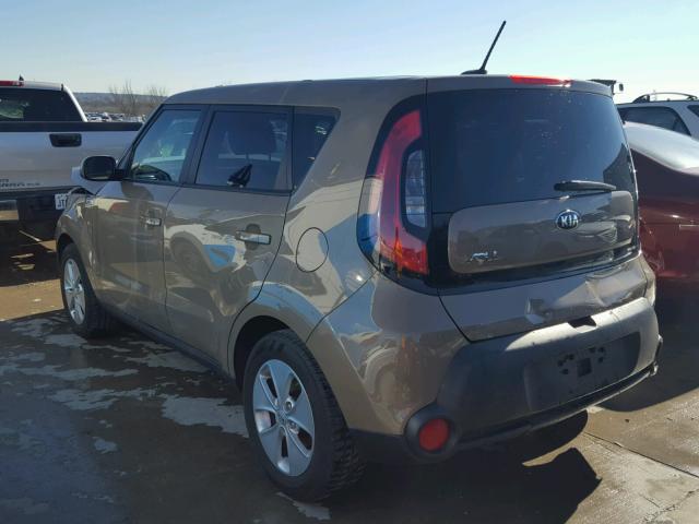 KNDJN2A23G7243840 - 2016 KIA SOUL TAN photo 3