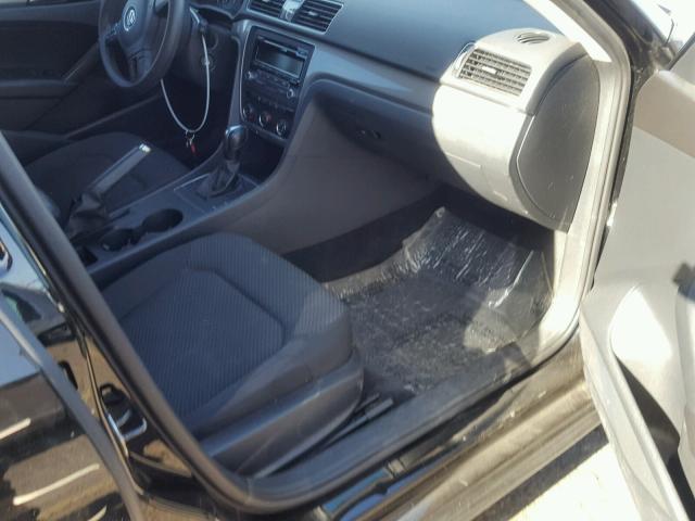 1VWAP7A38DC121894 - 2013 VOLKSWAGEN PASSAT S Սև լուսանկար 5