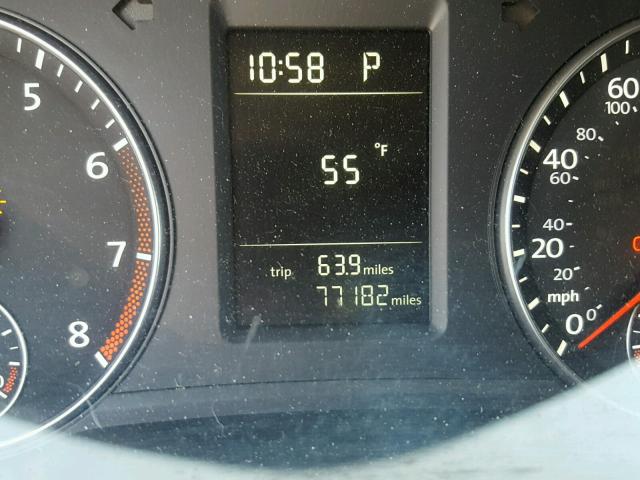 1VWAP7A38DC121894 - 2013 VOLKSWAGEN PASSAT S Սև լուսանկար 8