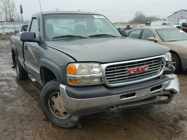 1GTEK14V32Z248821 - 2002 GMC NEW SIERRA GRAY photo 1