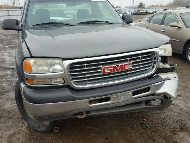 1GTEK14V32Z248821 - 2002 GMC NEW SIERRA GRAY photo 9