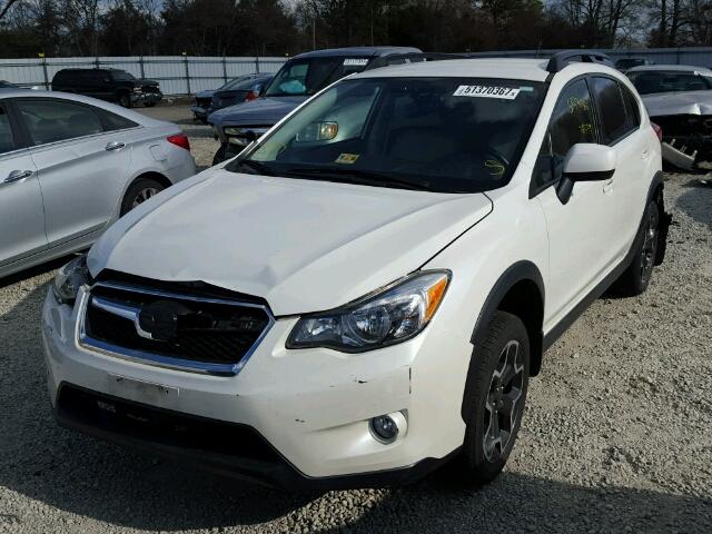 JF2GPAGC8D2898875 - 2013 SUBARU XV CROSSTR WHITE photo 2