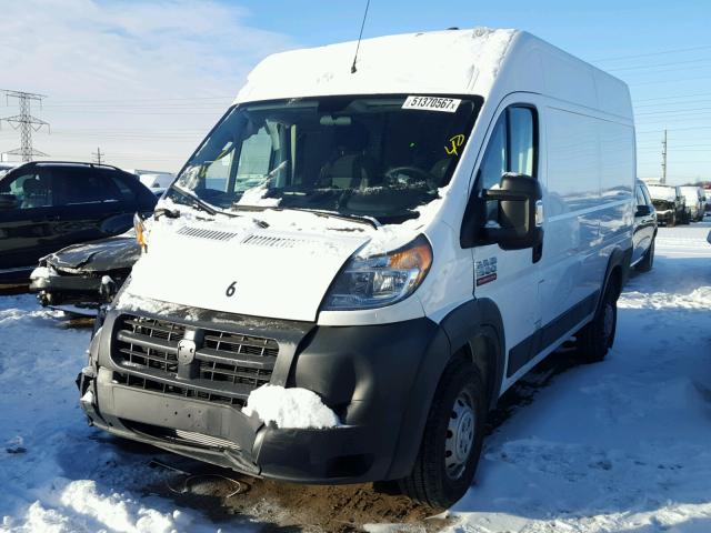 3C6TRVBG3JE114004 - 2018 RAM PROMASTER WHITE photo 2