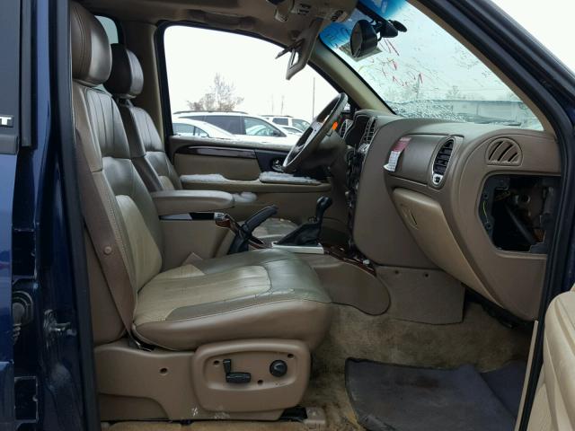 1GKET16S546125272 - 2004 GMC ENVOY XL BLUE photo 5