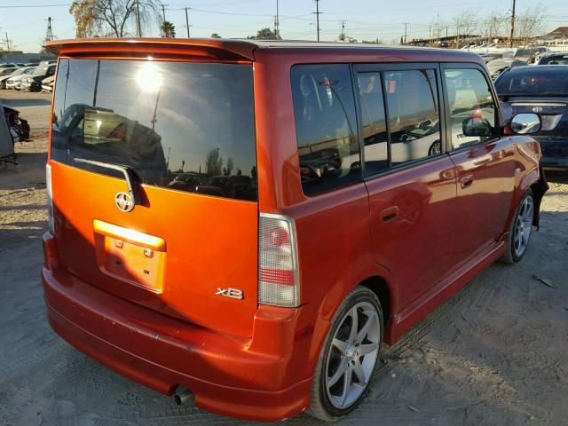 JTLKT334740162900 - 2004 TOYOTA SCION XB 橙色 照片 4
