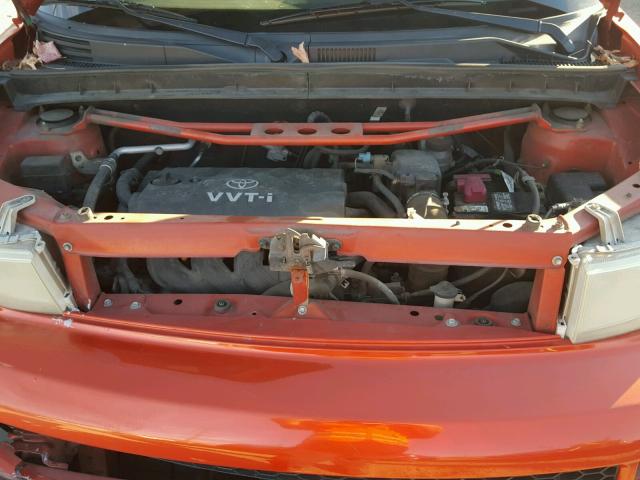 JTLKT334740162900 - 2004 TOYOTA SCION XB ORANGE photo 7